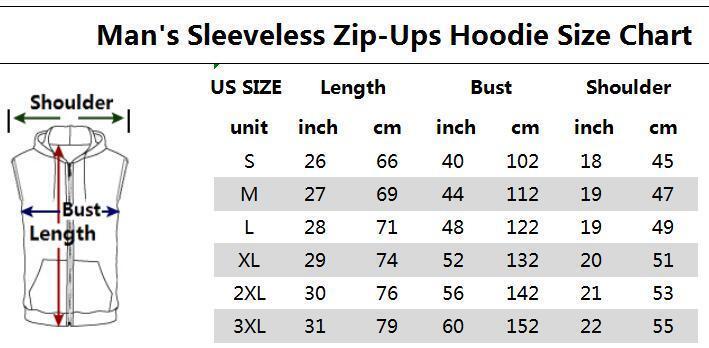 Naruto Nine tail and seal Sleeveless Zip Vest