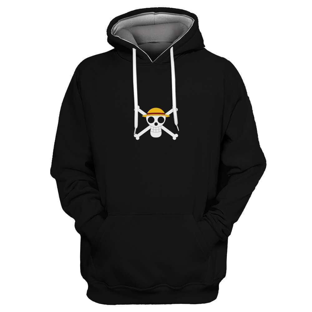 One Piece raise hand High quality Oem pullover hoodie