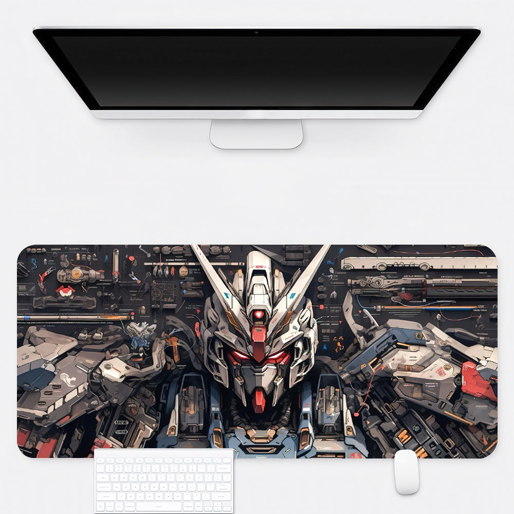 高达 Gundam Series Themed Mouse Pad  In Leather Illuminated Waterproof