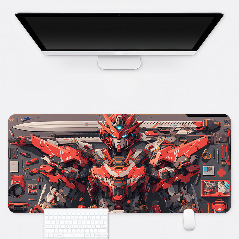 高达 Gundam Series Themed Mouse Pad  In Leather Illuminated Waterproof