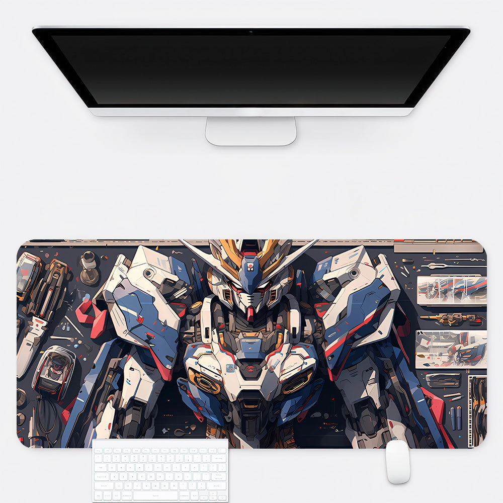 高达 Gundam Series Themed Mouse Pad  In Leather Illuminated Waterproof