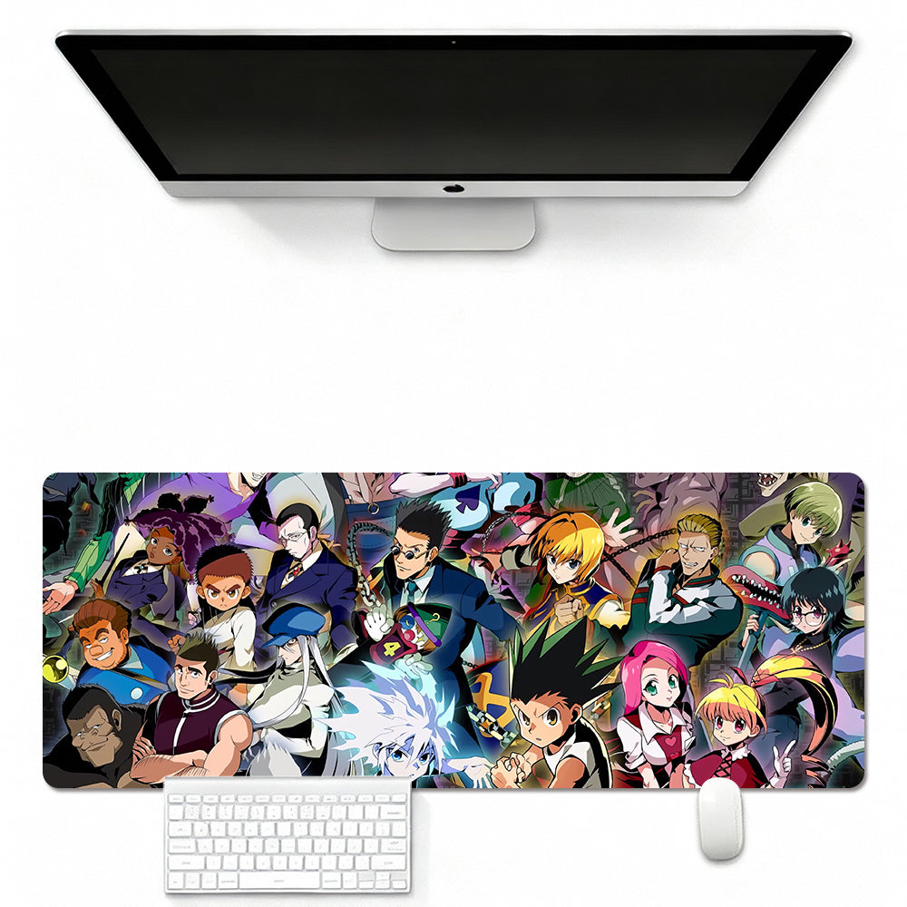 Mouse Pad Featuring HxH-Style G0n & K1llua Dynamic Art Design
