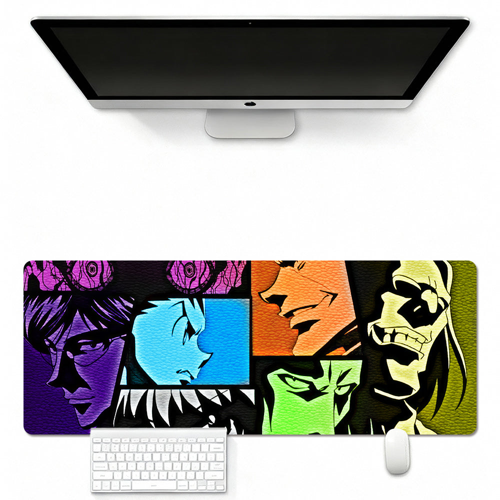 Mouse Pad Featuring HxH-Style G0n & K1llua Dynamic Art Design