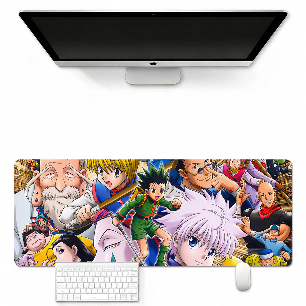 Mouse Pad Featuring HxH-Style G0n & K1llua Dynamic Art Design