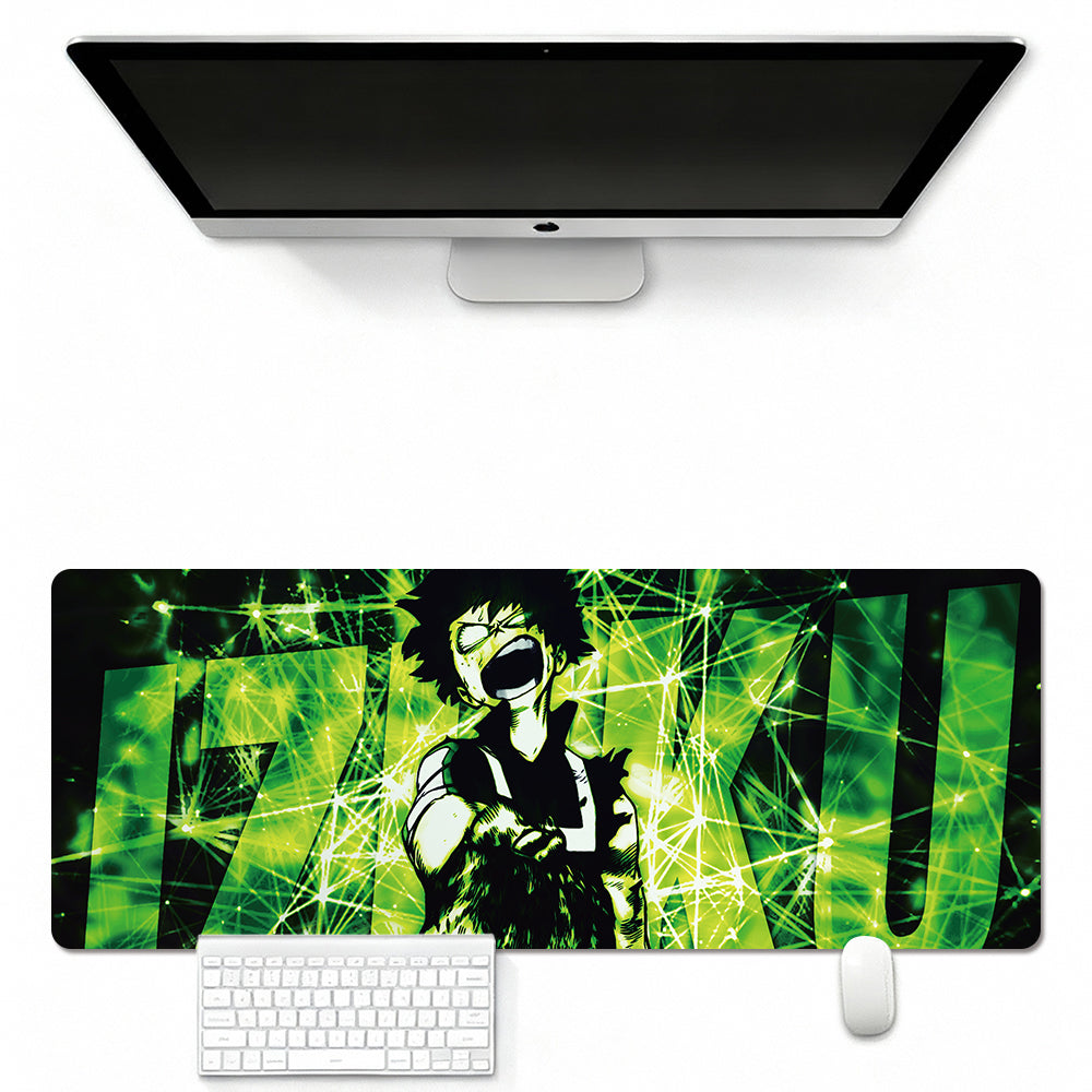 英雄学院 Boku No Hīrō Akademia Themed Mouse Pad  In Leather Illuminated Waterproof