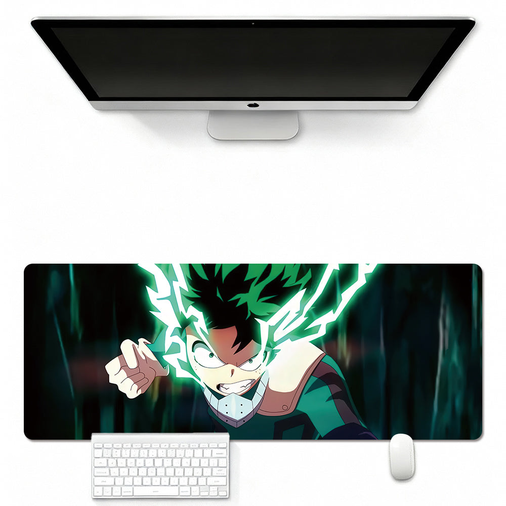 英雄学院 Boku No Hīrō Akademia Themed Mouse Pad  In Leather Illuminated Waterproof