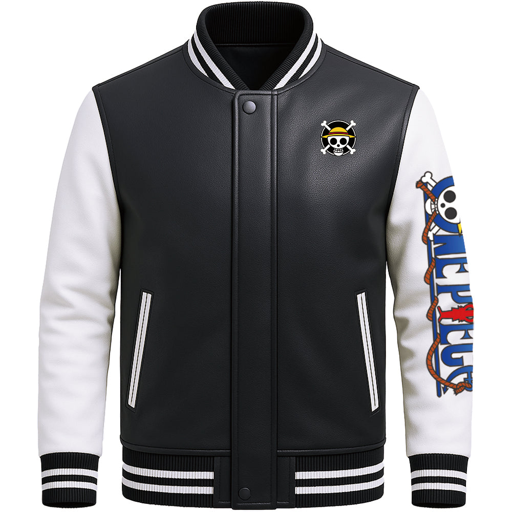 Adventure Graphic Flight Jacket Unique Marine Style Bold Anime Elements