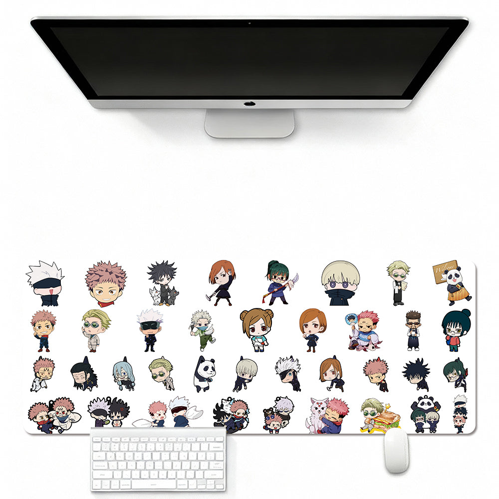 咒术回战 Jujutsu Kaisen Themed Mouse Pad  In Leather Illuminated Waterproof