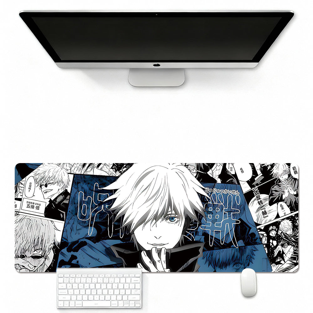 咒术回战 Jujutsu Kaisen Themed Mouse Pad  In Leather Illuminated Waterproof