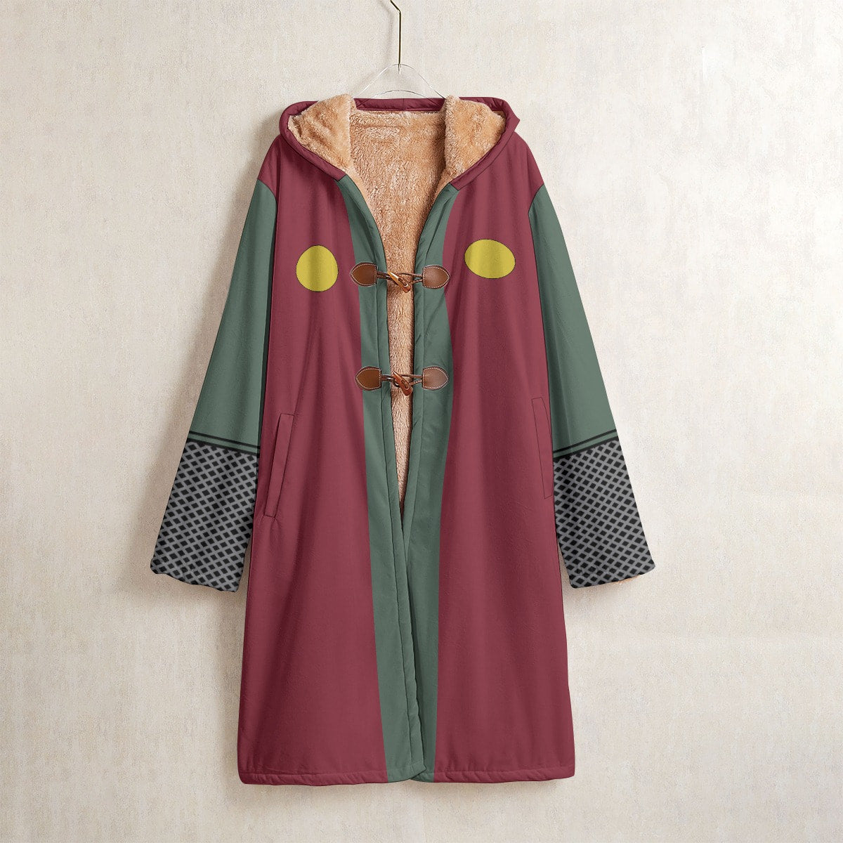 Anime Jiraiya じらいや Cosplay Cloak Trench Coat / Robe