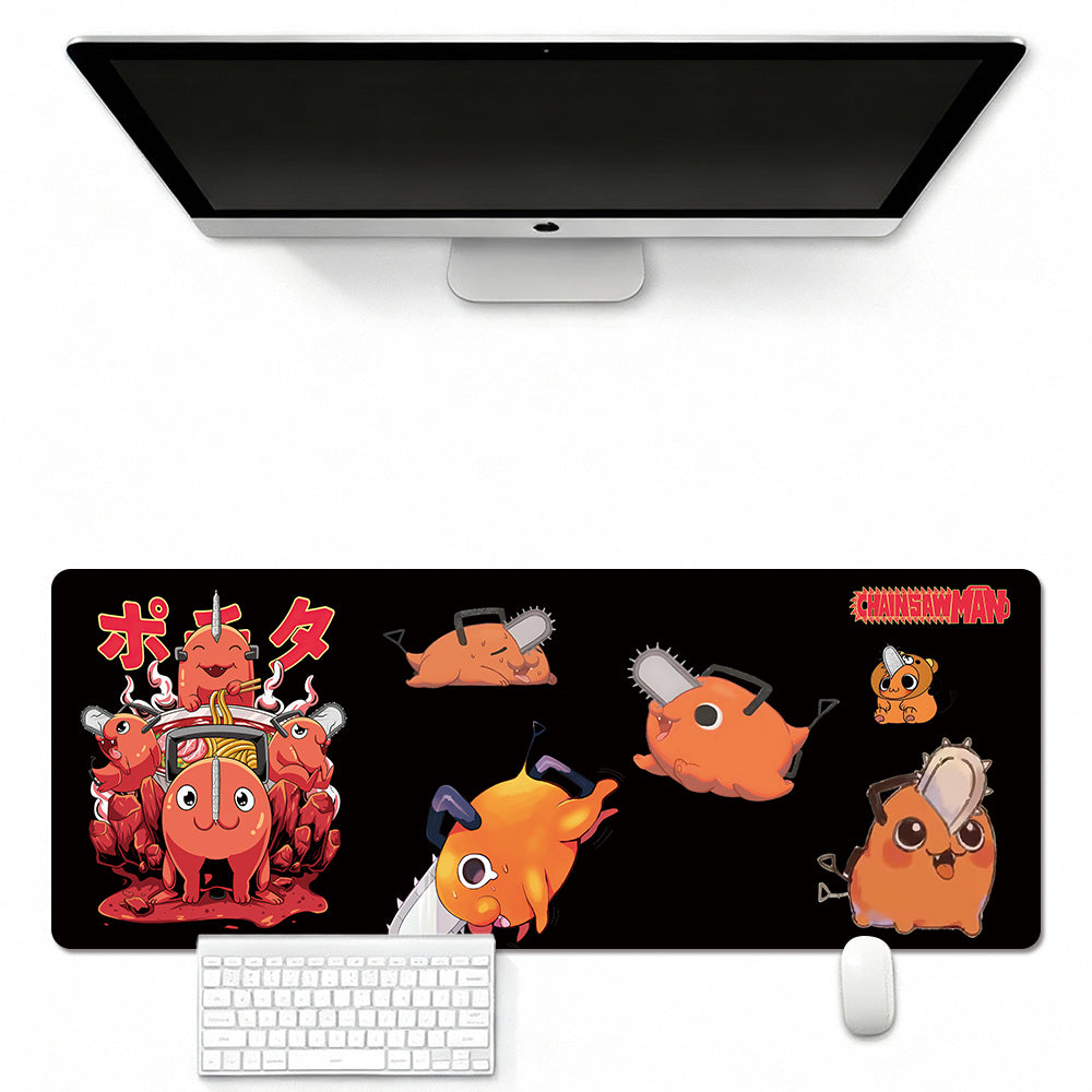 Mouse Pad Featuring Chan-saw Devil Style Art Design