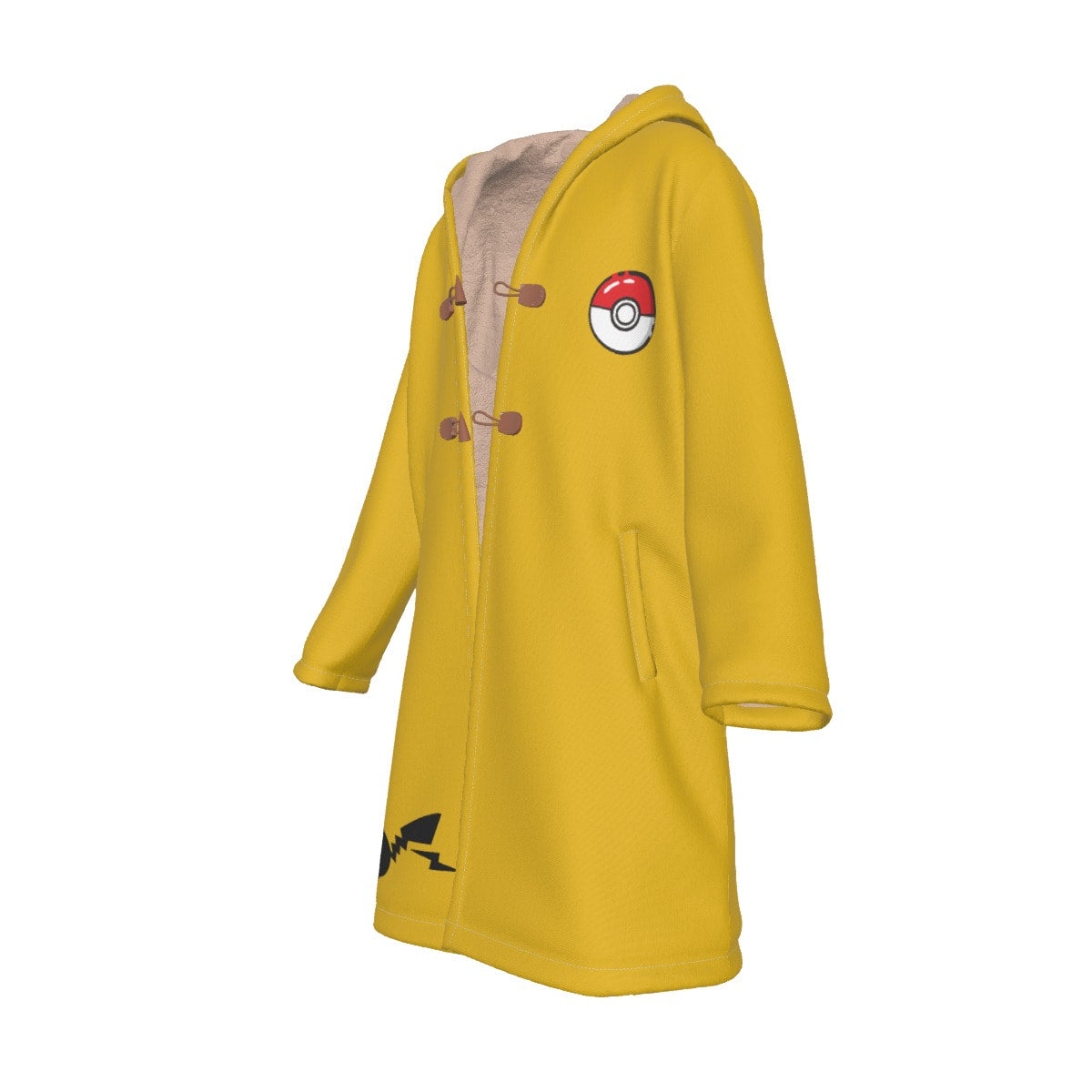 Anime Pikachu Cosplay Cloak Trenck Coat / Robe