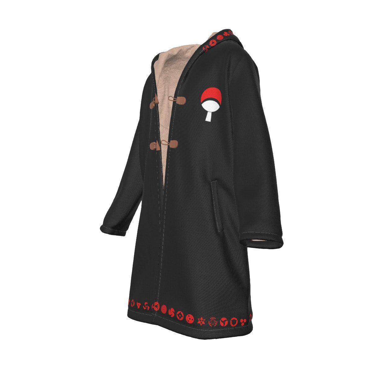 うちは 一族 Uchiha clan Sharingan Cloak Trench Coat / Robe