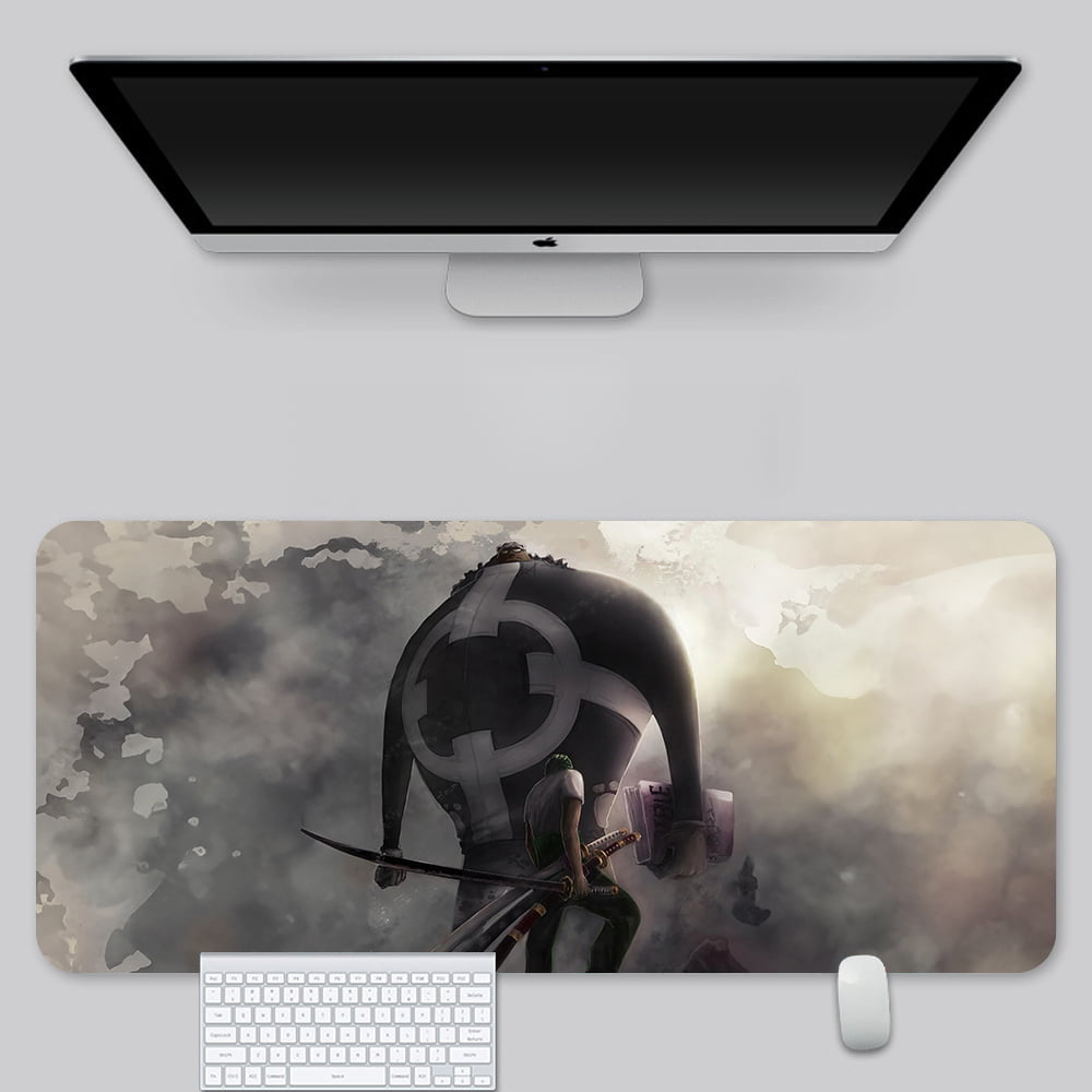 Straw Hat Themed Mouse Pad  In Leather Illuminated Waterproof