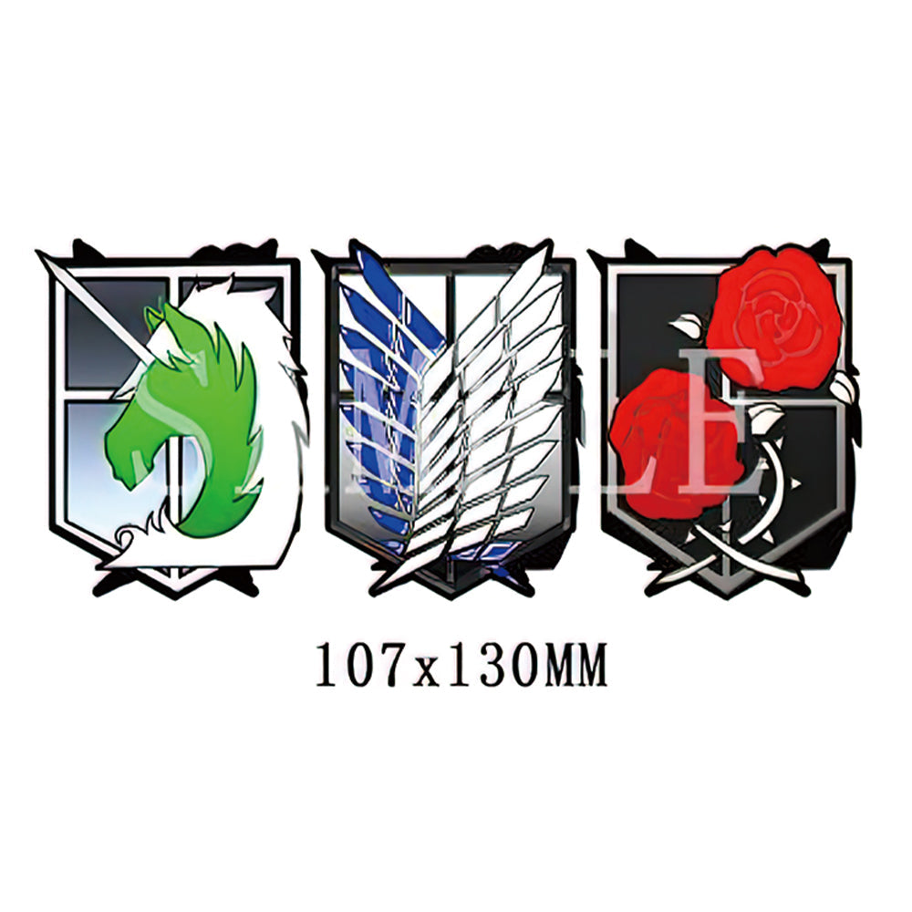 Eren Yeager Sticker 3D variable car stickers, laptop stickers, personalized creative insulation cup stickers