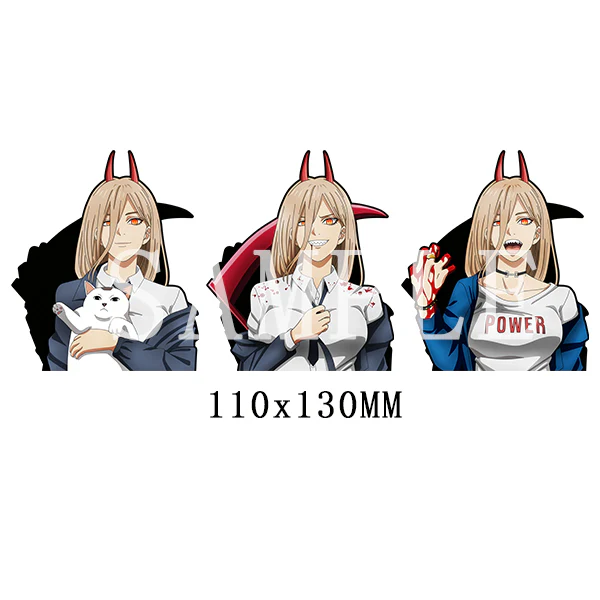 Chain-saw Man Pochita Sticker 3D variable car stickers, laptop stickers, personalized creative insulation cup stickers