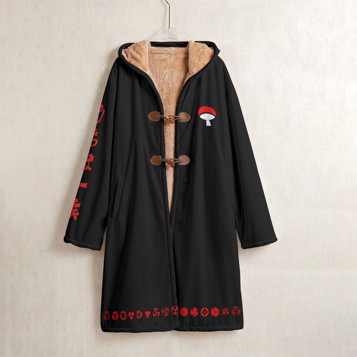 うちは 一族 Uchiha clan Sharingan Cloak Trench Coat / Robe