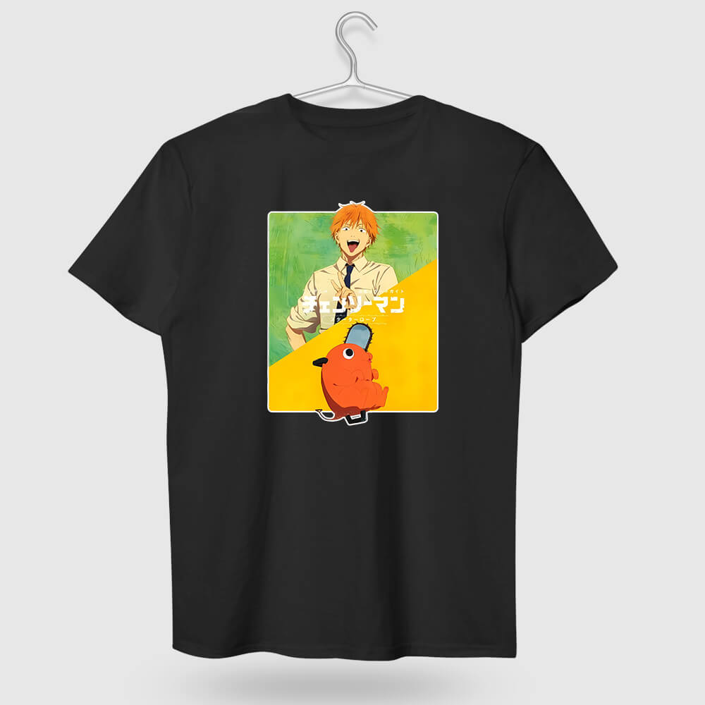 Chainsaw Man Poster Style Design T-shirt