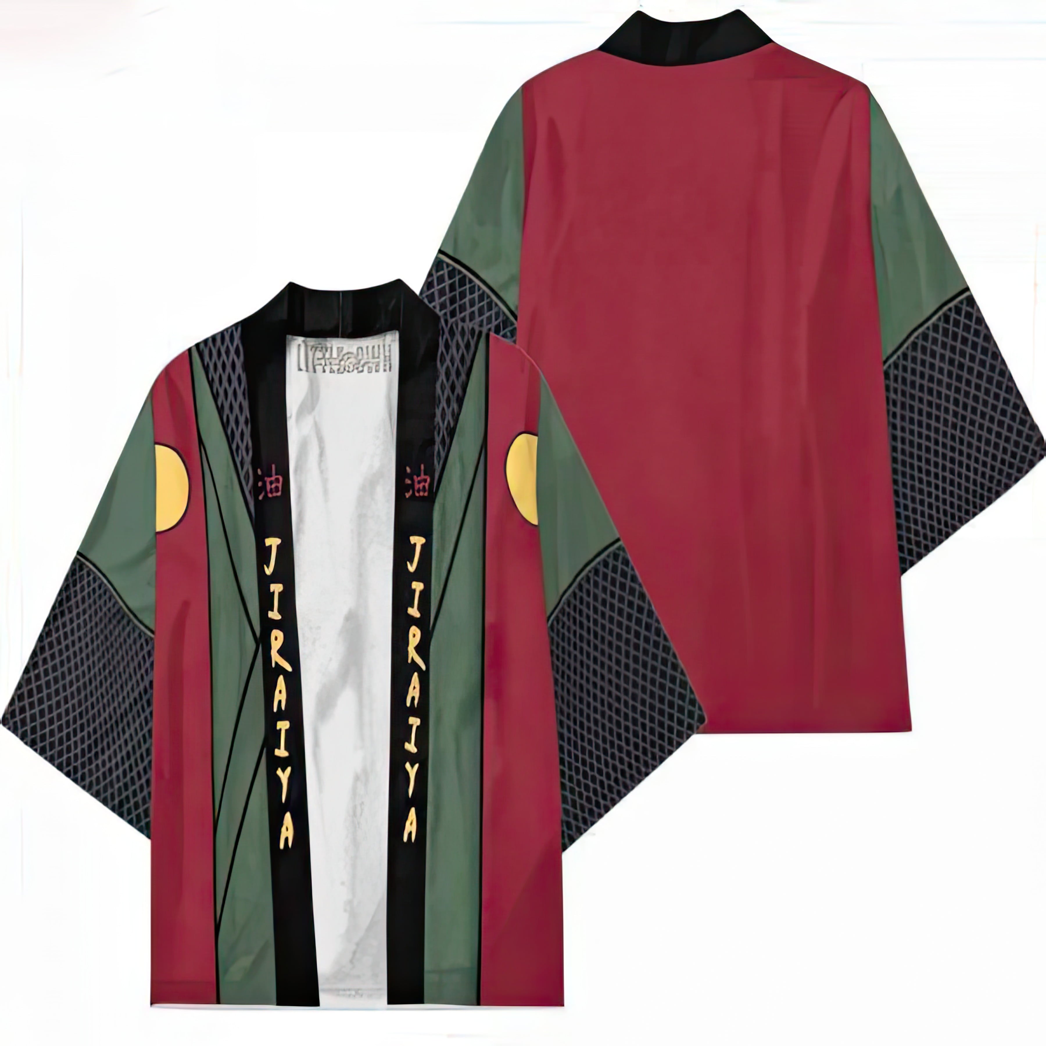 Nine Tail HAORI-KIMONO  Cloak Couple Jacket With 3D Digital Print Role Playing