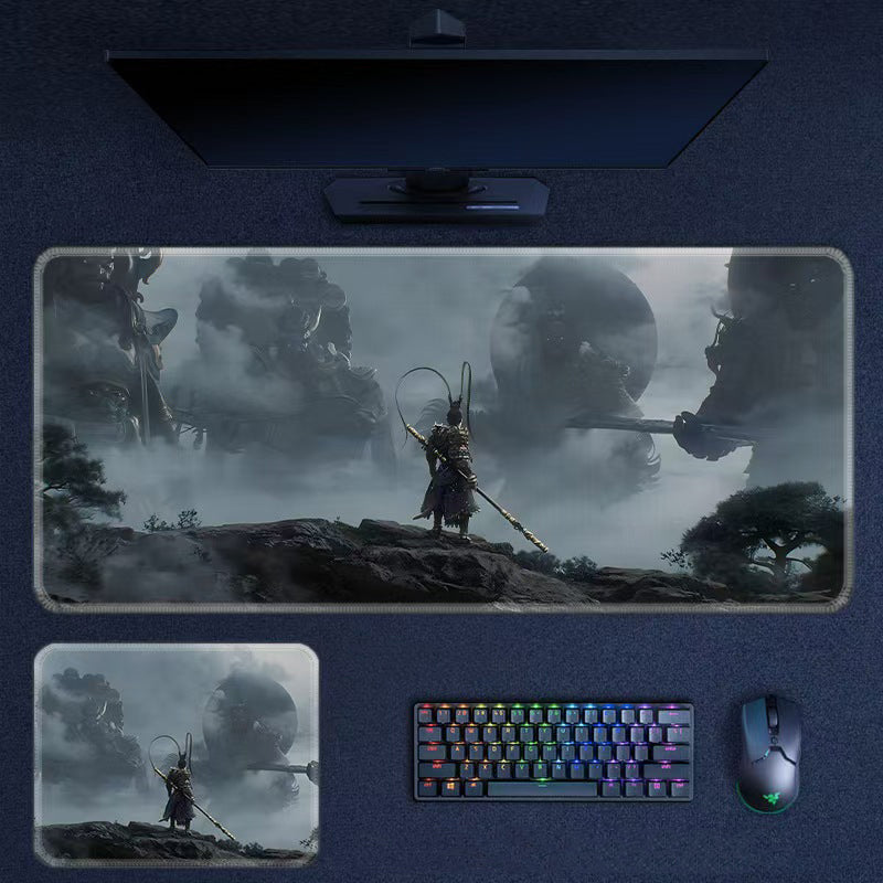 黑神话悟空 Black Myth Wukong Mouse Pad Illuminated Waterproof