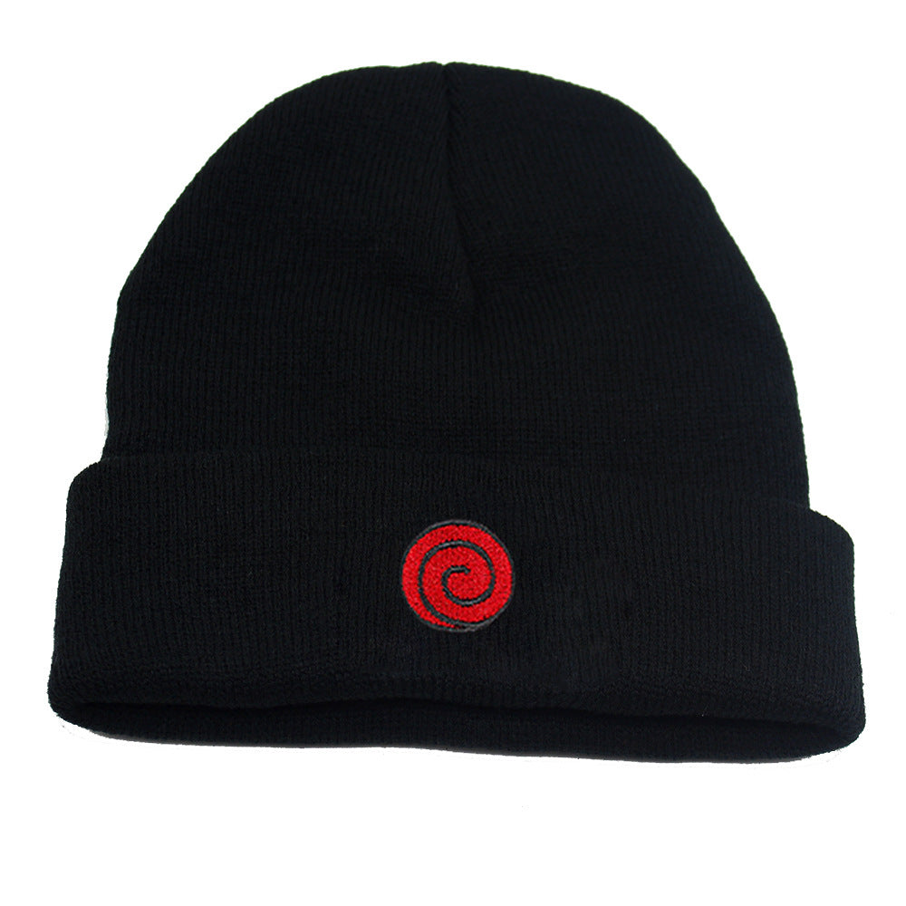 Anime-Themed Embroidery Knit Beanie Hats