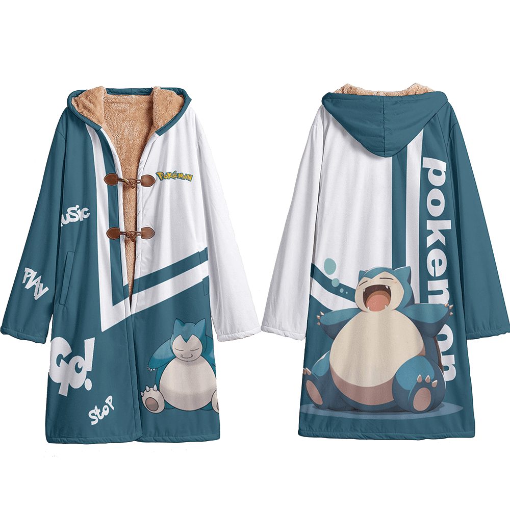 Anime Snorlax Cloak Trenck Coat / Robe