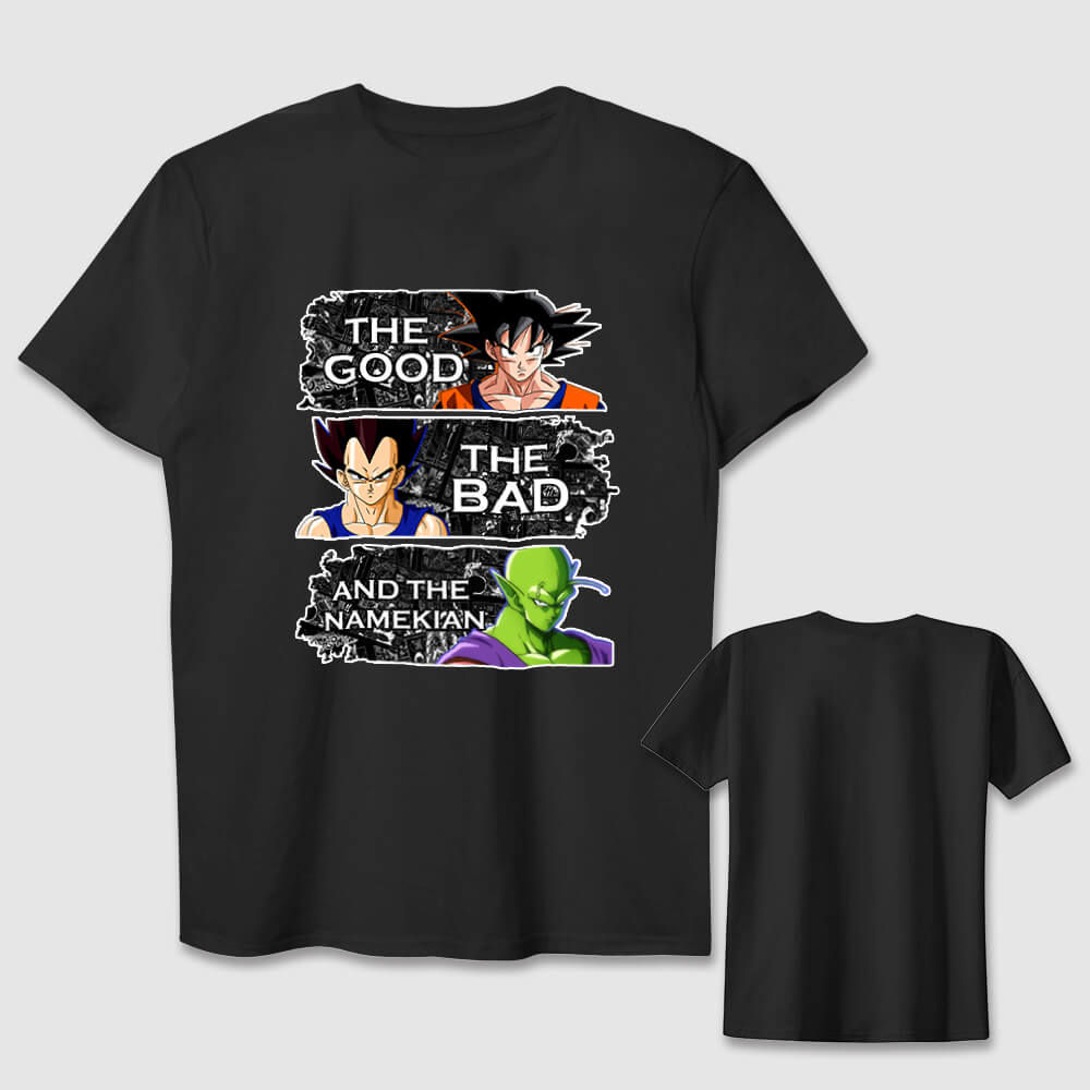 Dragon Ball The Good The Bad Cotton T-shirt