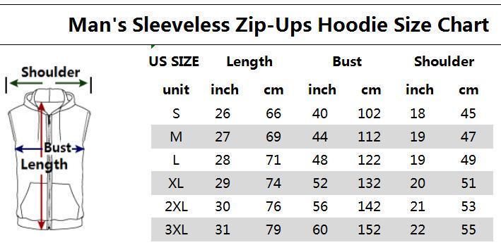 DeathNote Summer hoodies Gym Fitness Sleeveless Zip vest