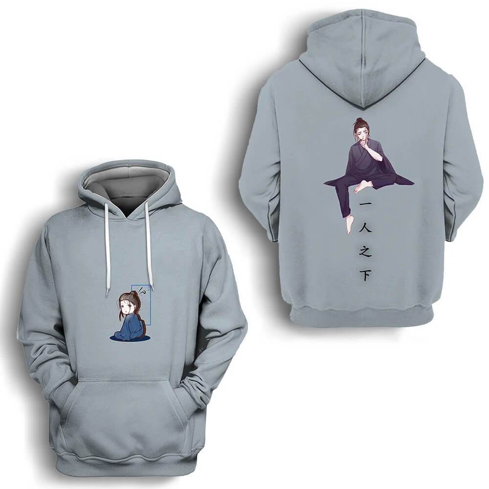 Jin's  The Outcast Anime   pullover hoodie