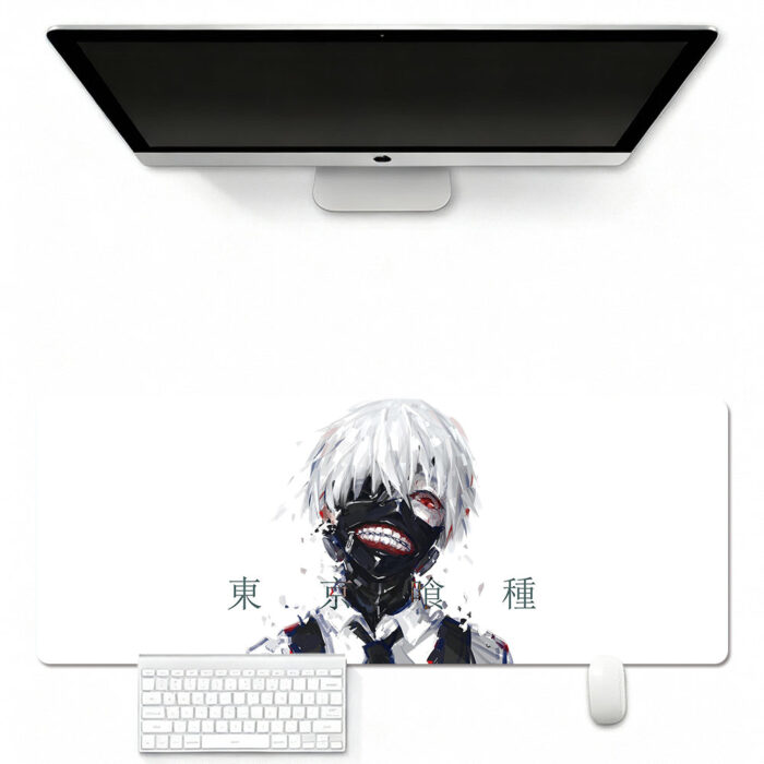 BJ001 Mouse Pad Featuring T0kyo Gh0ul Kaneki Dark Portrait Art