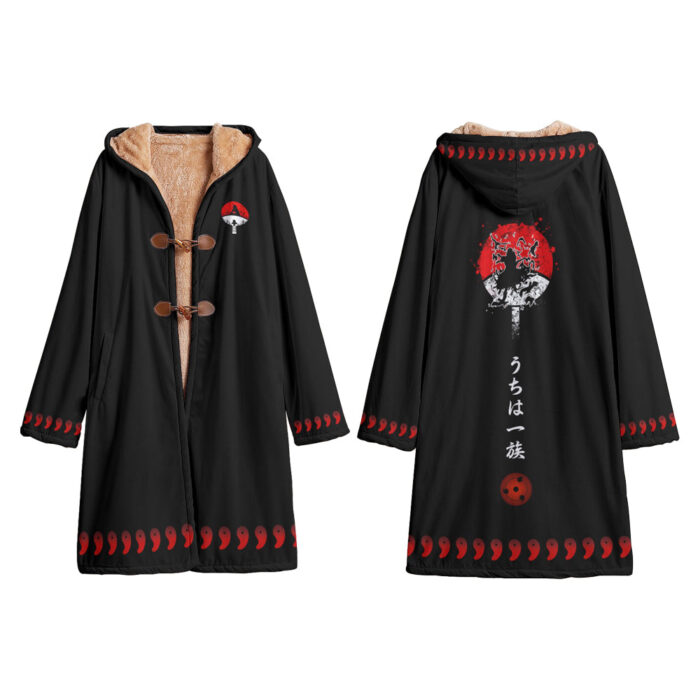 AB002 Anime Uchiha Itachi Cloak Robe / Trench Coat Fluff Inside Cosplay Costumes Cultural streetwear