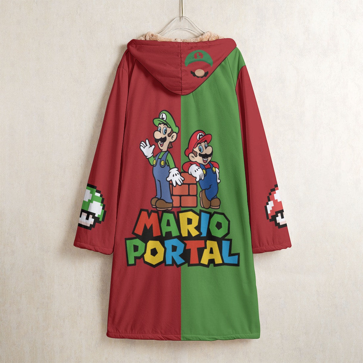 FC001 Anime Mario Cloak Trench Coat / Robe Cosplay Costumes Cultural streetwear - Image 2