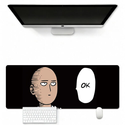 AH015 Mouse Pad Featuring One Punch M4n Saitama OK Meme Art