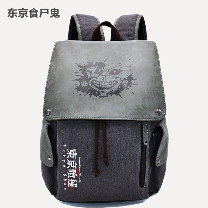 BJ001 Backpack Featuring K4n Kaneki Ghoul Emblem Design