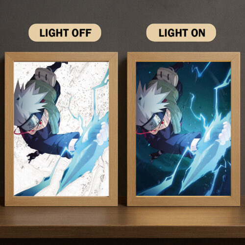 AB005 Light Painting Naruto Kakashi Hatake 3 Color Character Design