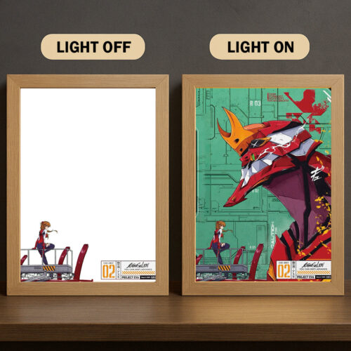 BA002 Light Painting Evangelion EVA-02 3 Color Character Design