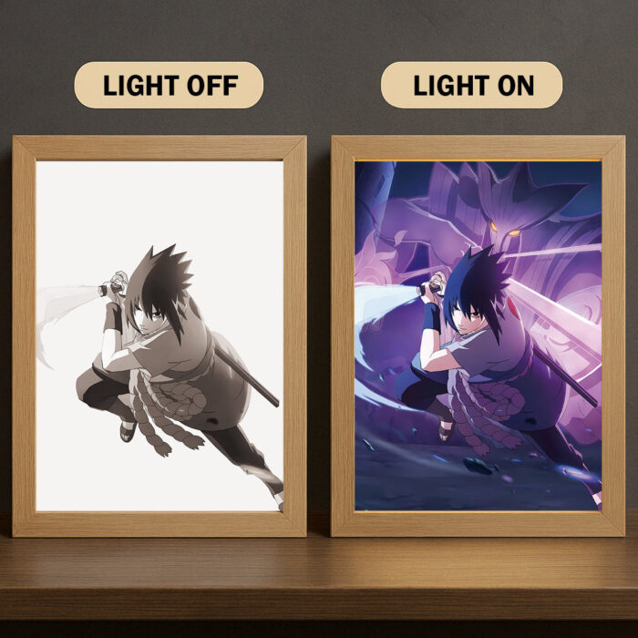 AB003 Light Painting 3 Color Featuring N4ruto S4suke Susanoo Battle Scene