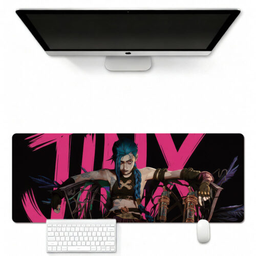 CG004 Mouse Pad Featuring Arc4ne Jinx Punk Action Artwork