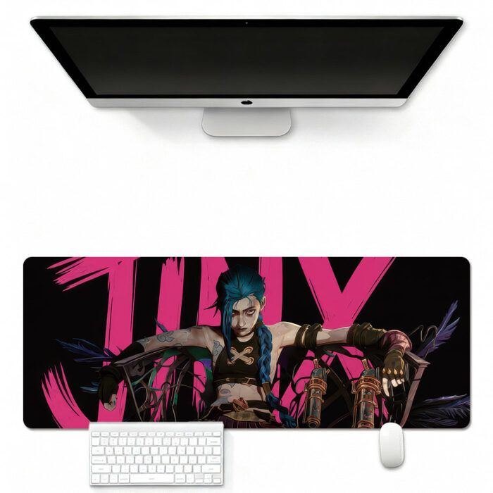 CG004 Mouse Pad Featuring Arc4ne Jinx Punk Action Artwork