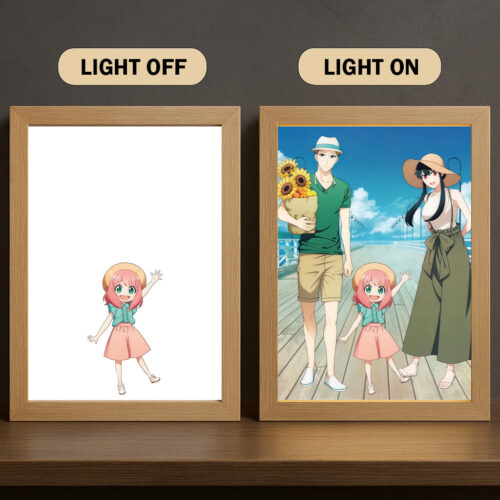 DB001 Light Painting Spy x Family Anya Forger 3 Color Character Design