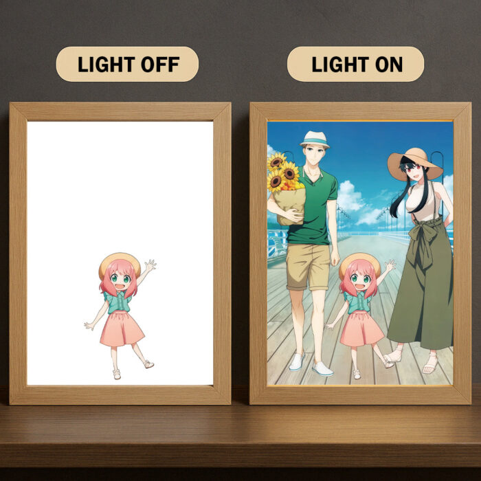 DB001 Light Painting 3 Color Featuring Sp1y x F4mily Anya Family Summer Scene