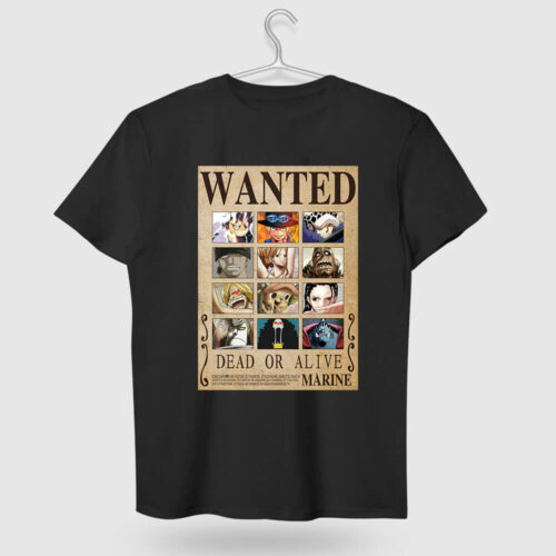 Straw Hat Pirates protagonist Luffy, Nami, Zoro and other bounty order style T-shirts