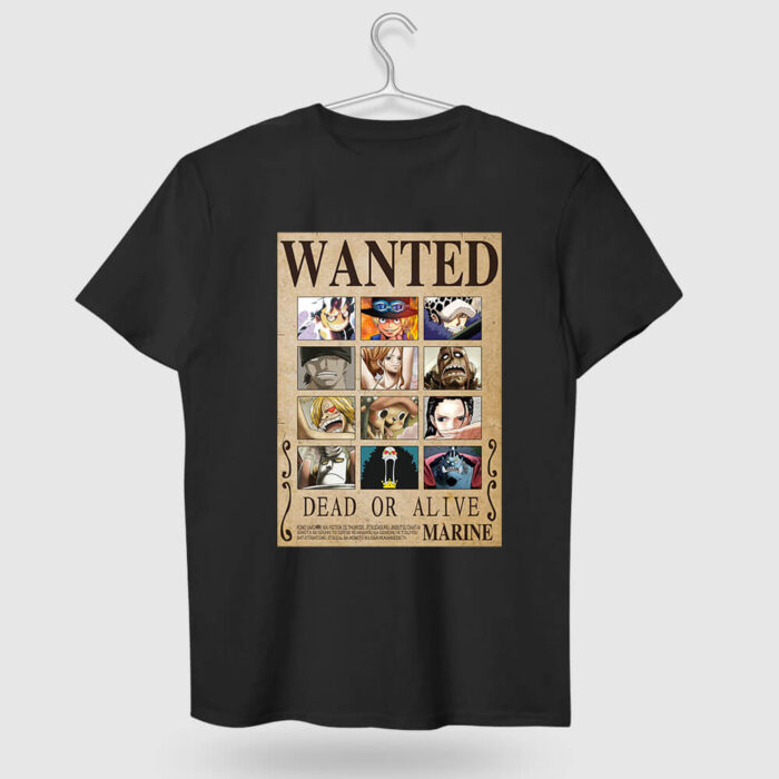 Straw Hat Pirates protagonist Luffy, Nami, Zoro and other bounty order style T-shirts
