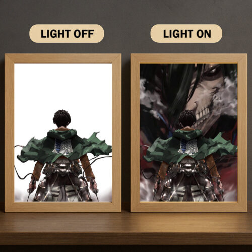 AE001 Light Painting 3 Color Featuring Att4ck on Titan Er3n Ye4ger Scout Regiment Scene