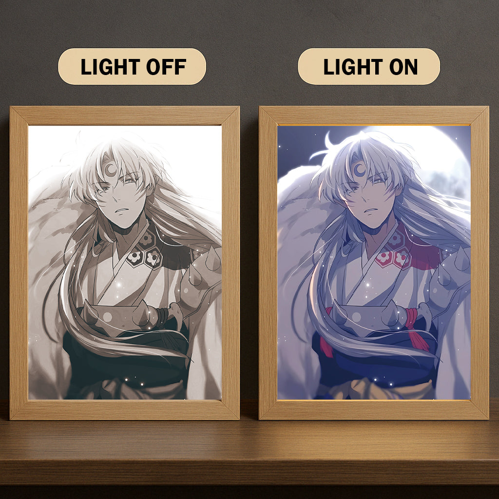 BE001 Light Painting 3 Color Featuring Inuy4sha Sessh0maru Moonlit Portrait Scene