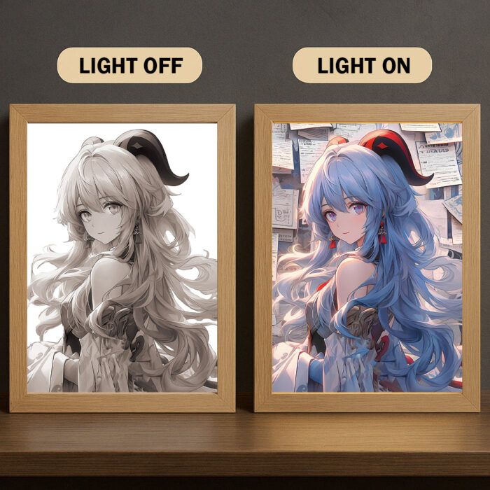 DC002 Light Painting 3 Color Featuring Genshin Imp4ct G4nyu Elegant Portrait Scene