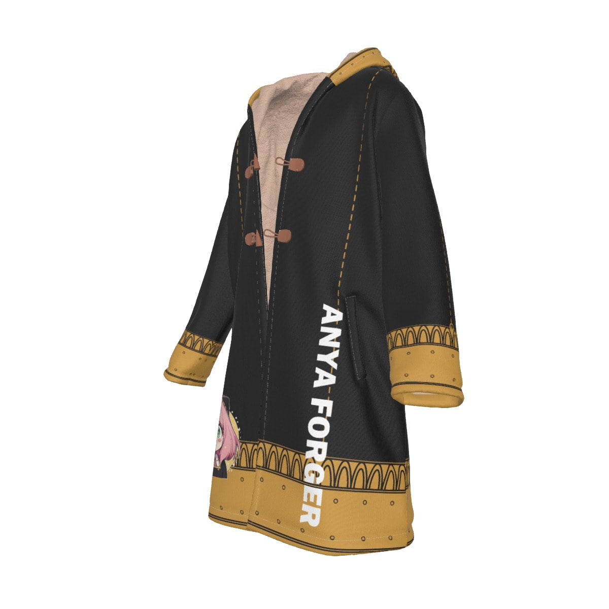 DB002 Anime hooded Cloak Anya Uniform Trench Coat / Robe Cosplay Costumes Cultural streetwear - Image 5
