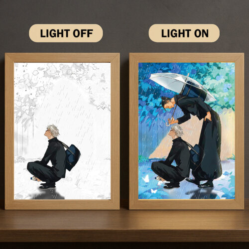 CA003 Light Painting Jujutsu Kaisen Satoru Gojo and Suguru Geto 3 Color Character Design