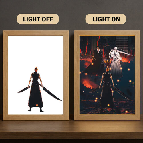 AG002 Light Painting Bleach Ichigo White Ichigo and Zangetsu 3 Color Character Design