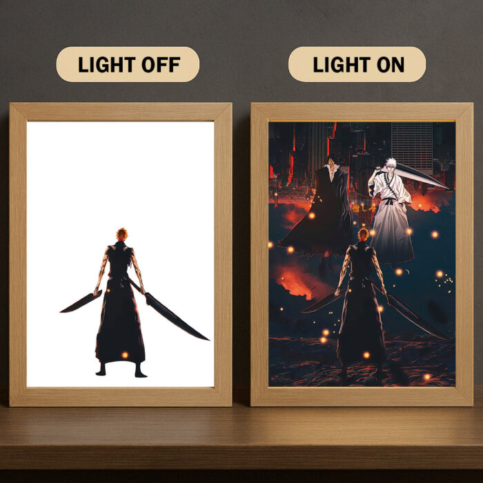AG002 Light Painting 3 Color Featuring Bl3ach Ich1go Dual Blade Battle Scene